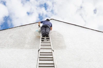 Peinture extérieure au Claux — façades et ravalement
